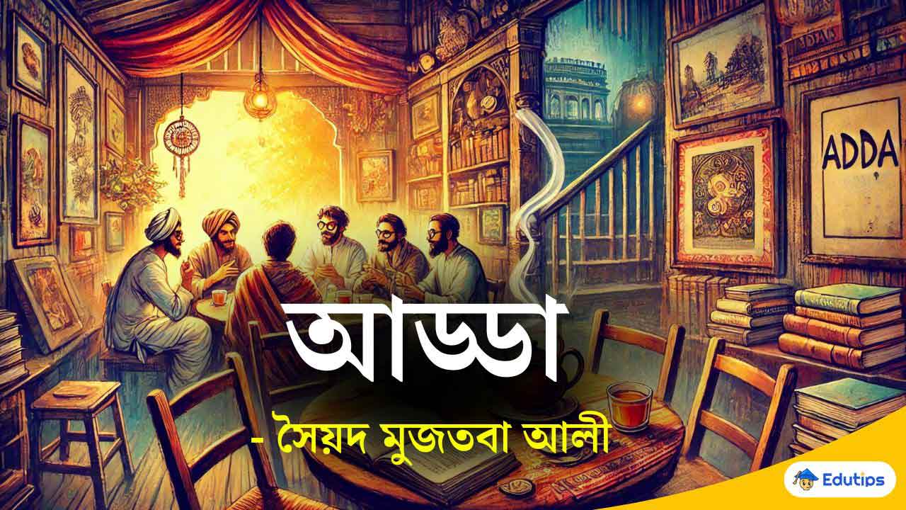 আড্ডা - সৈয়দ মুজতবা আলী Adda (সহায়ক পাঠ) Class 11 2nd Semester