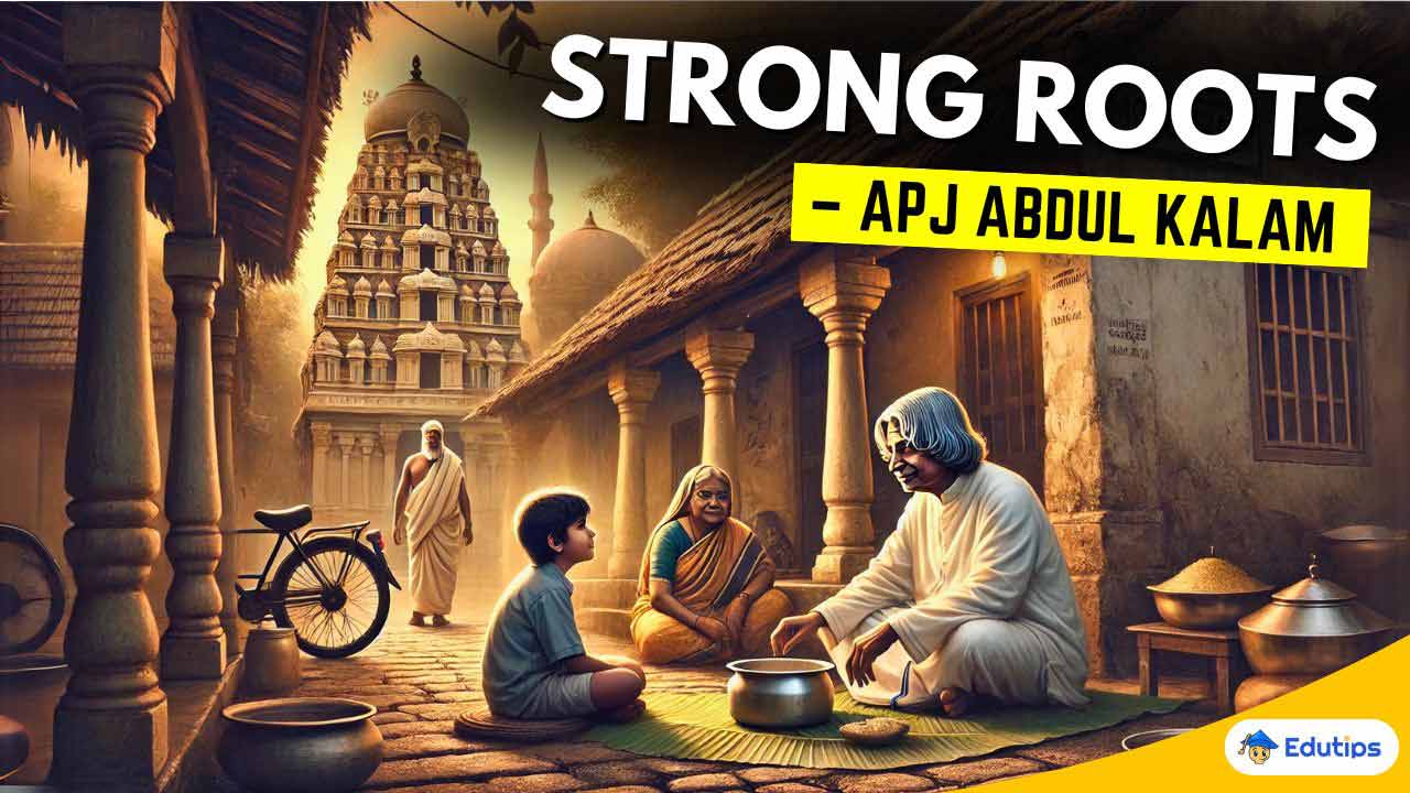 Strong Roots APJ ABDUL KALAM Class 12 1st Semester MCQ Question Answer