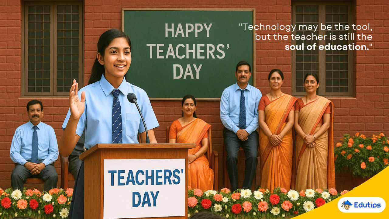 Teachers Day Speech in Bengali 2025 5th September Dr Sarvepalli Radhakrishnan Photo