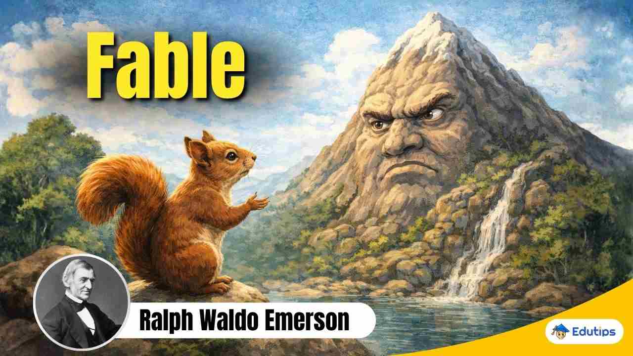 ‘Fable’ Poem Ralph Waldo Emerson Question Answer Class 10 English Lesson 2