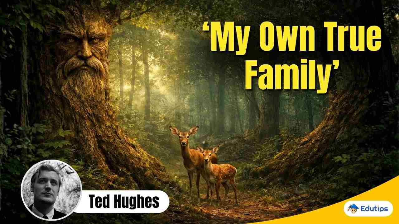 ‘My Own True Family’ Poem Ted Hughes Question Answer Class 10 English Lesson 4
