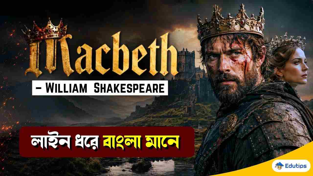 Macbeth Bengali Meaning Class 12 1st Semester English