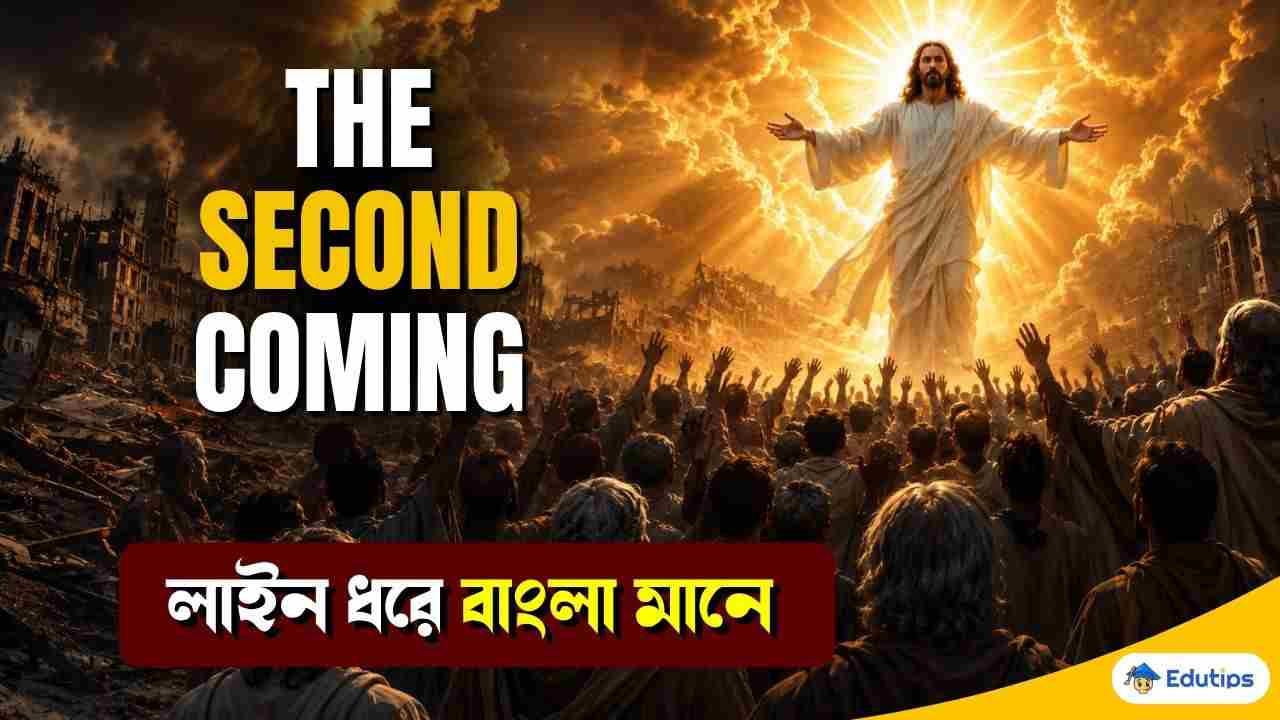 The Second Coming Bengali Meaning Class 11 1st Semester English