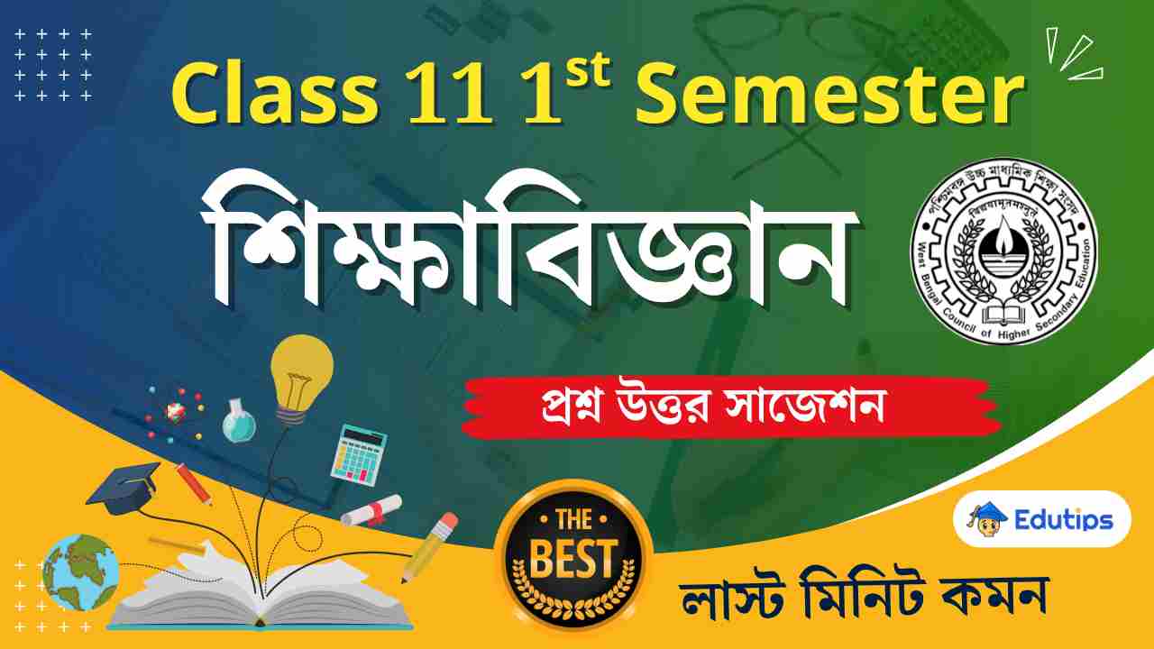Class 11 1st Semester Education Suggestion