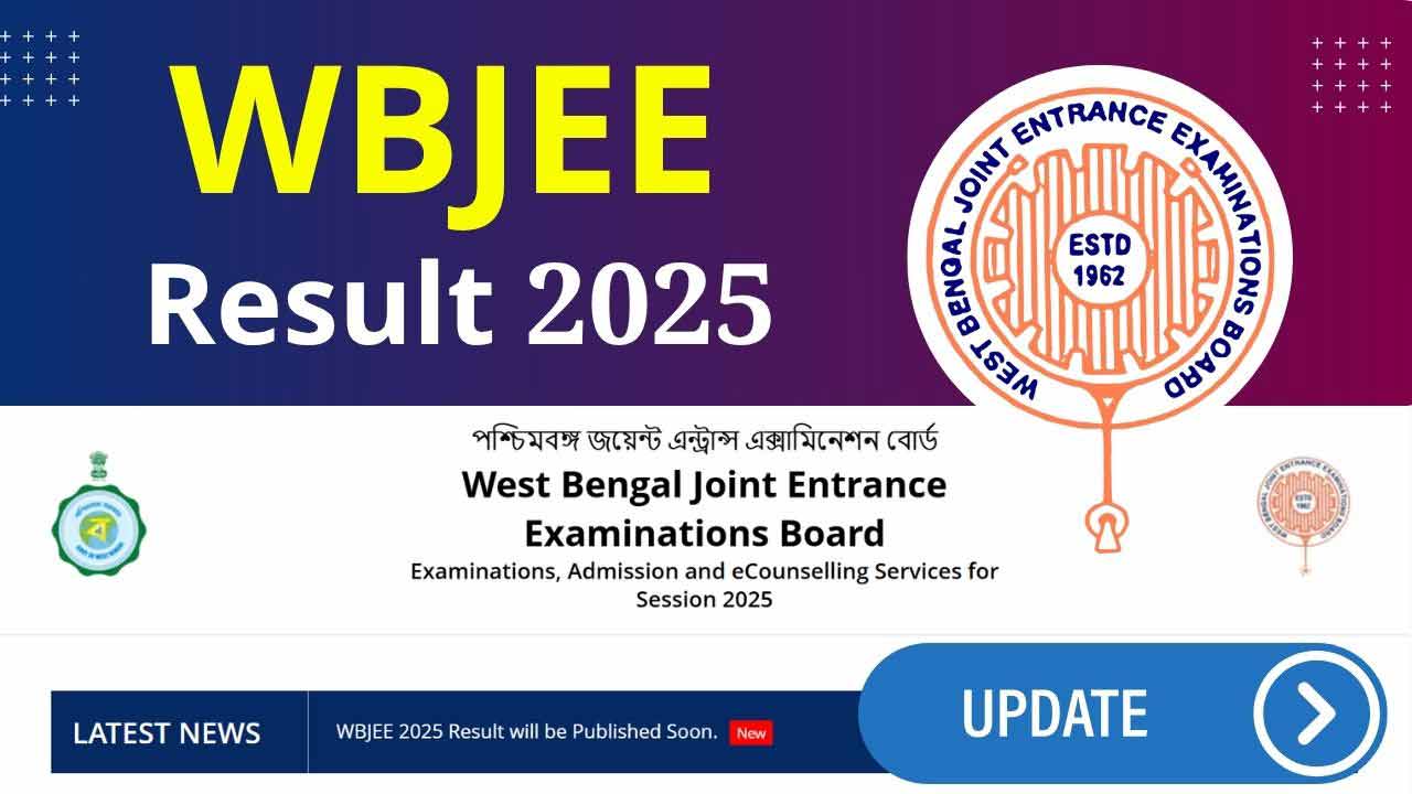 WBJEE Result Date 2025 Official Update wbjeeb.nic.in