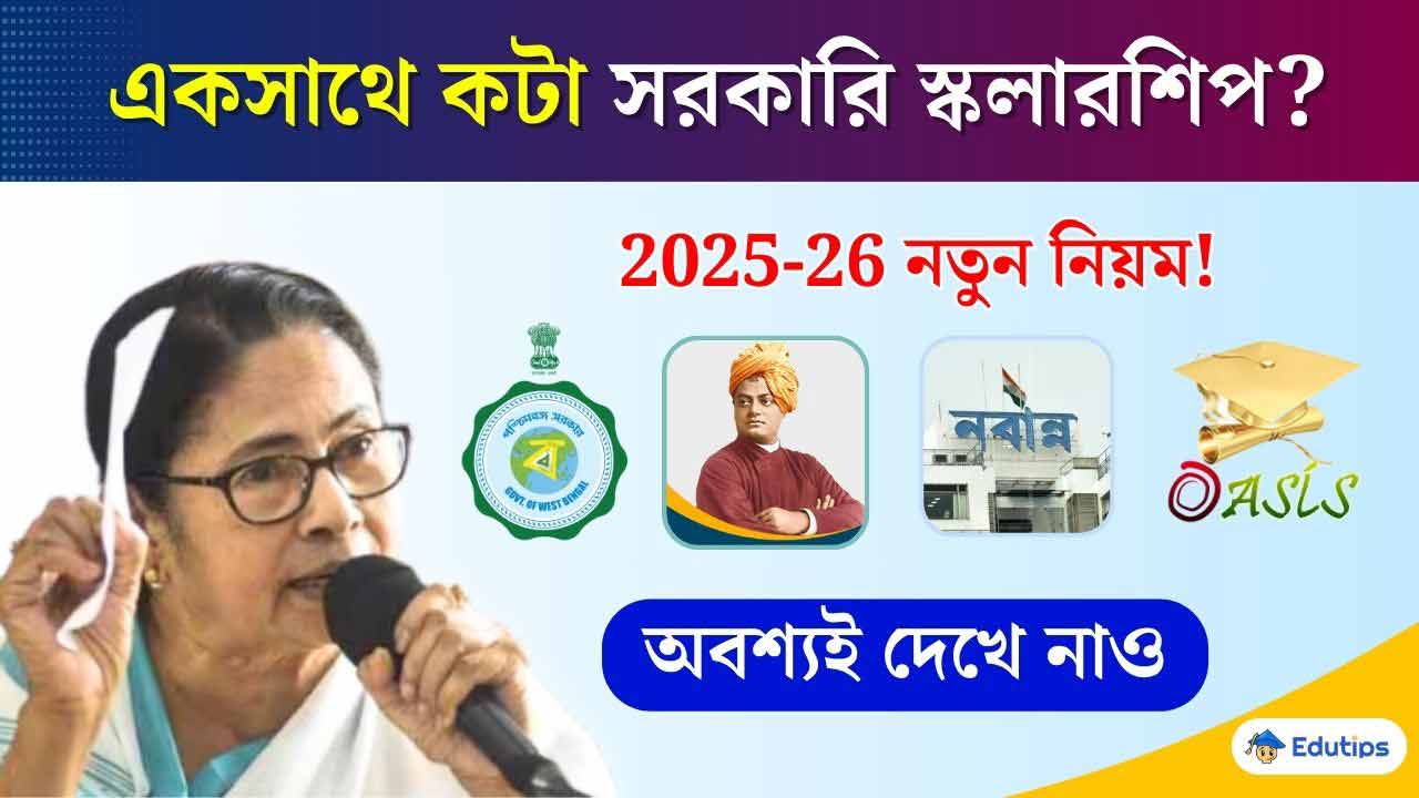 Government Scholarship Apply Rules for Westbengal Students Madhyamik HS Pass