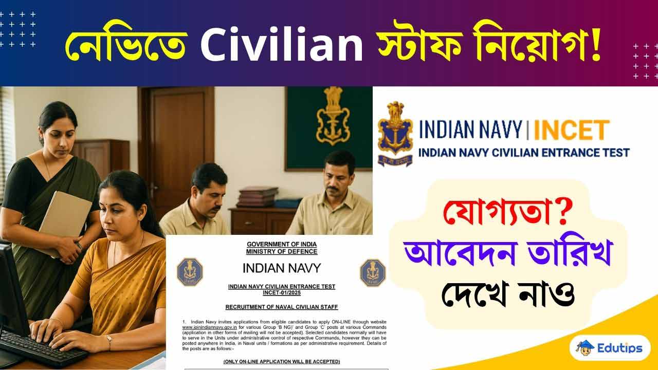 Indian Navy Naval Civilian Staff Recruitment 2025
