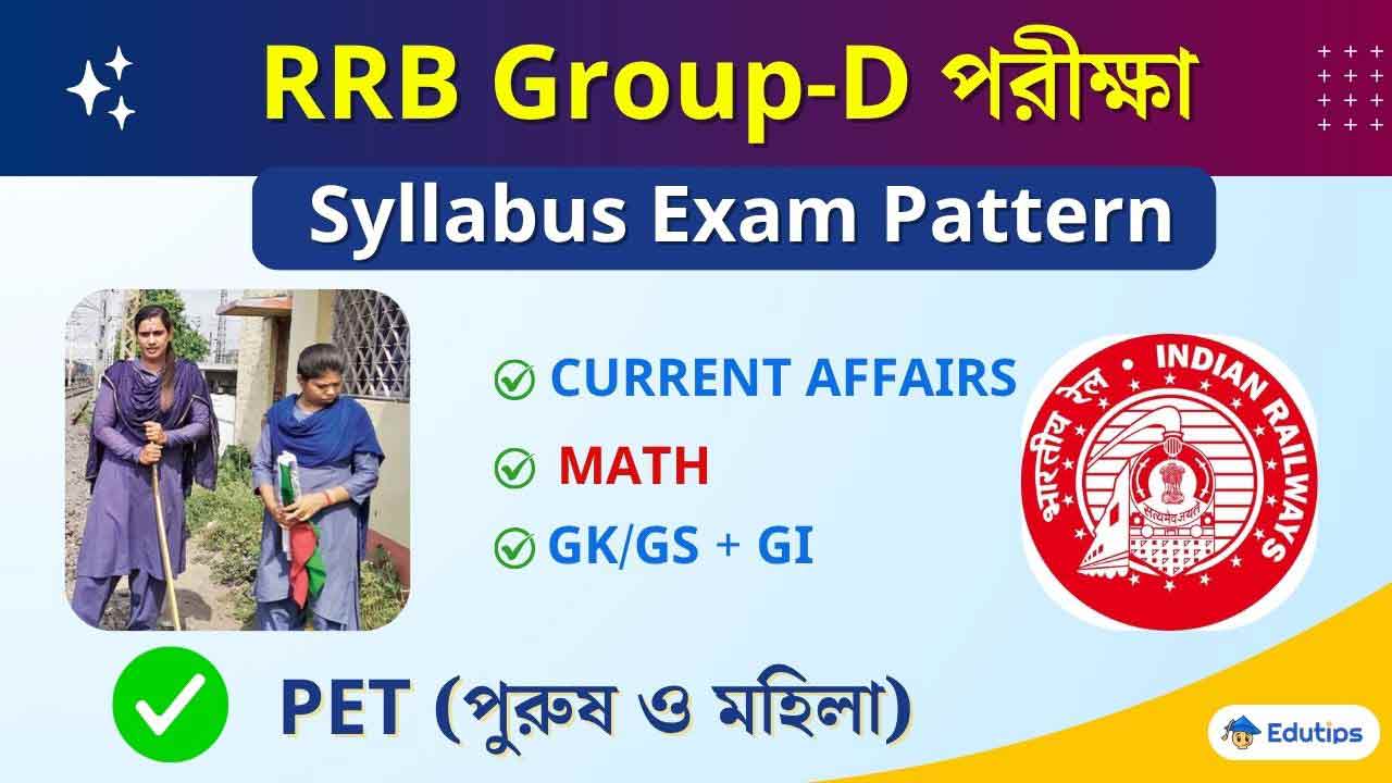 Railway RRB Group D Syllabus Exam Parttern