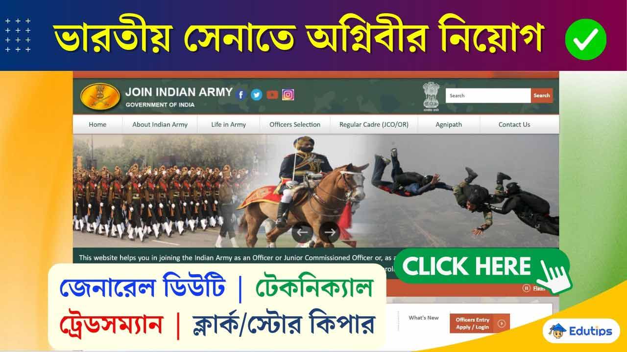 Indian Army Agiveer Recruitment 2027 Eligibility Age Details