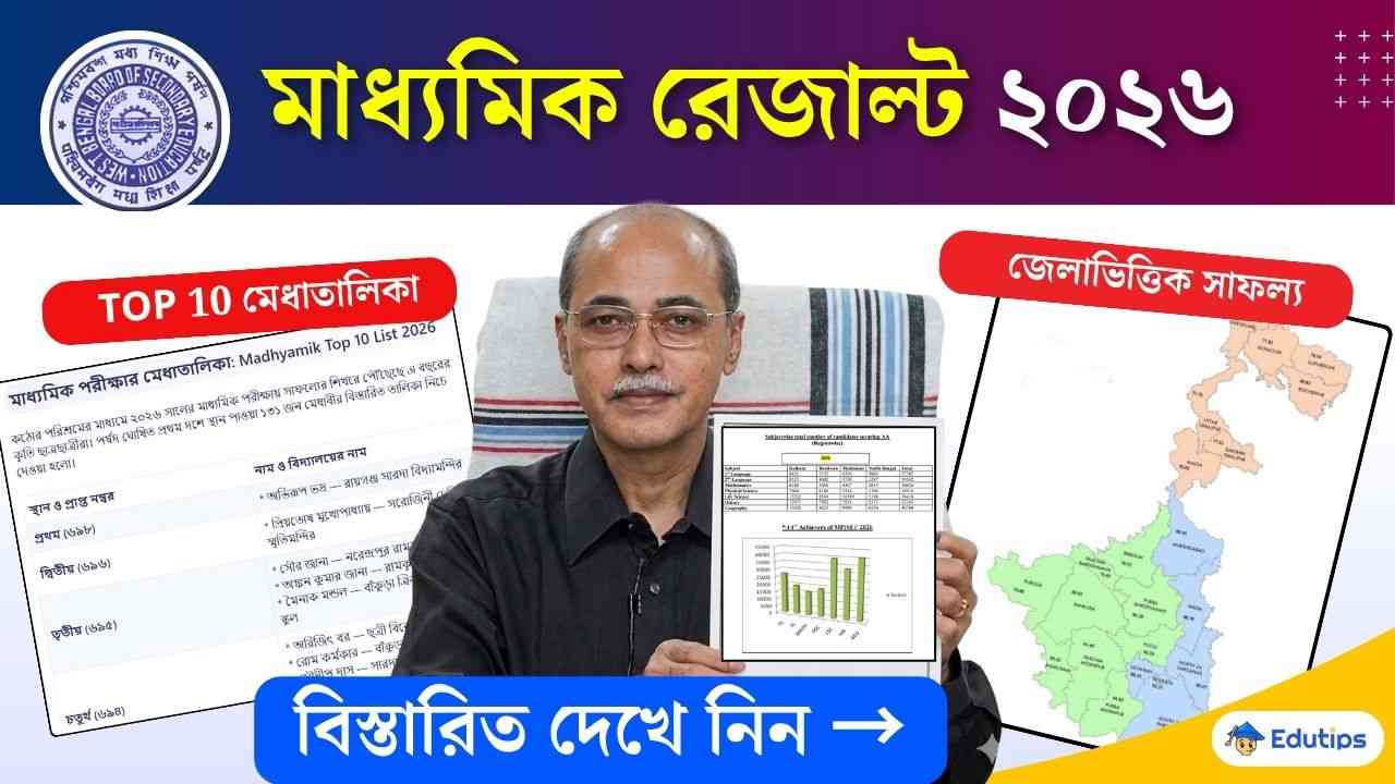 WB Madhyamik Result 2026 Top 10 Merit List