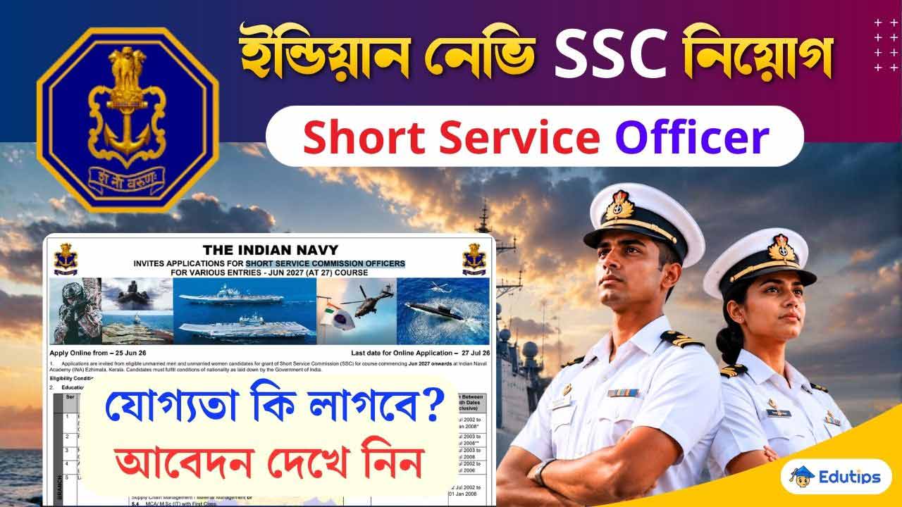 Indian Navy Short Service Officier Recruitment