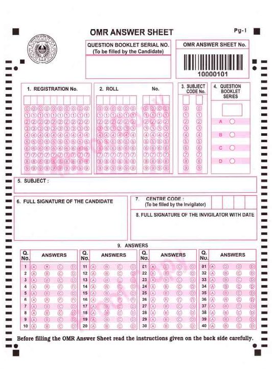WBCHSE OMR Sheet PDF: উচ্চমাধ্যমিক তৃতীয় সেমিস্টার ওএমআর সংসদের কপি! নির্দেশাবলী দেখে নিন 1 WBCHSE Official OMR Sheet PDF Sample Download 2026